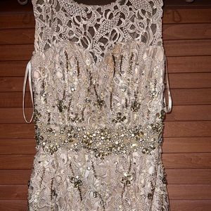 Jovani beaded lace gown- size 4